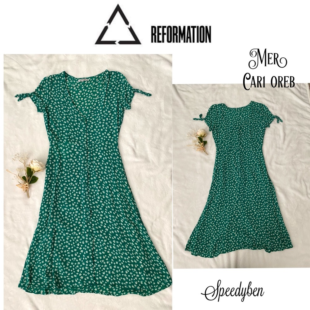 Reformation Rosalinda Dress size 10 - Picture 2 of 13